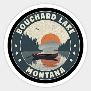 Bouchard Lake Montana Sunset Sticker